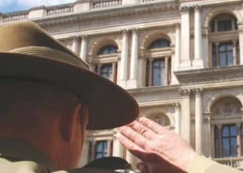 Anzac Day service in London